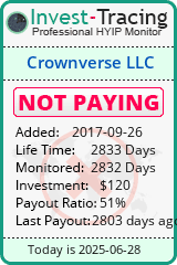 Monitored by Invest-Tracing.com HYIP Monitor-Invest-Tracing.com