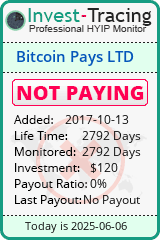 Monitored by Invest-Tracing.com HYIP Monitor-Invest-Tracing.com