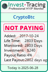 Monitored by Invest-Tracing.com HYIP Monitor-Invest-Tracing.com