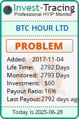 Monitored by Invest-Tracing.com HYIP Monitor-Invest-Tracing.com