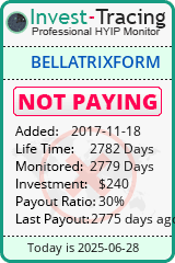 Monitored by Invest-Tracing.com HYIP Monitor-Invest-Tracing.com