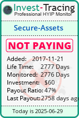 Monitored by Invest-Tracing.com HYIP Monitor-Invest-Tracing.com