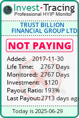 Monitored by Invest-Tracing.com HYIP Monitor-Invest-Tracing.com