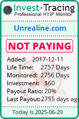 Monitored by Invest-Tracing.com HYIP Monitor-Invest-Tracing.com