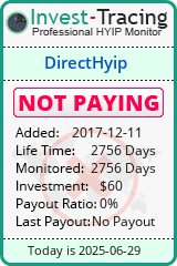 Monitored by Invest-Tracing.com HYIP Monitor-Invest-Tracing.com