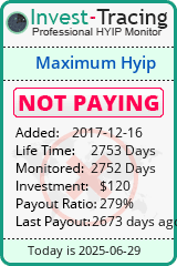 Monitored by Invest-Tracing.com HYIP Monitor-Invest-Tracing.com