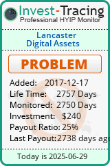 Monitored by Invest-Tracing.com HYIP Monitor-Invest-Tracing.com