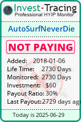 Monitored by Invest-Tracing.com HYIP Monitor-Invest-Tracing.com