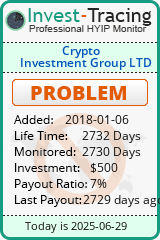 Monitored by Invest-Tracing.com HYIP Monitor-Invest-Tracing.com