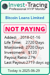 Monitored by Invest-Tracing.com HYIP Monitor-Invest-Tracing.com