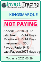 Monitored by Invest-Tracing.com HYIP Monitor-Invest-Tracing.com
