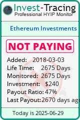 Monitored by Invest-Tracing.com HYIP Monitor-Invest-Tracing.com
