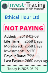 Monitored by Invest-Tracing.com HYIP Monitor-Invest-Tracing.com
