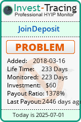 Monitored by Invest-Tracing.com HYIP Monitor-Invest-Tracing.com