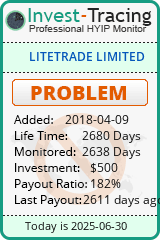 Monitored by Invest-Tracing.com HYIP Monitor-Invest-Tracing.com