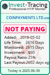 Monitored by Invest-Tracing.com HYIP Monitor-Invest-Tracing.com