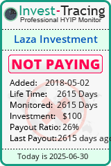 Monitored by Invest-Tracing.com HYIP Monitor-Invest-Tracing.com